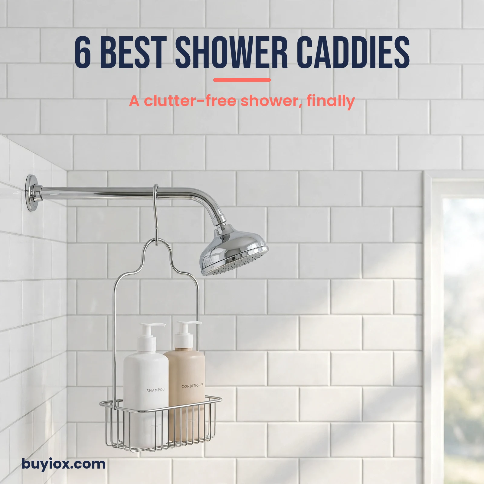 Best shower caddies reviewed for a clutter-free bathroom