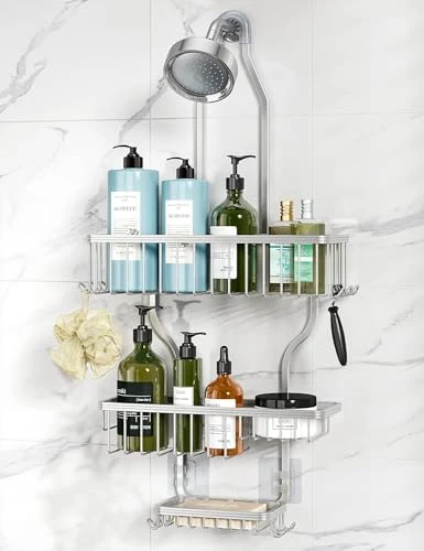 YASONIC Over Shower Head Hanging Shower Caddy