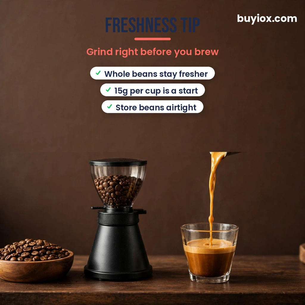 Coffee freshness tip