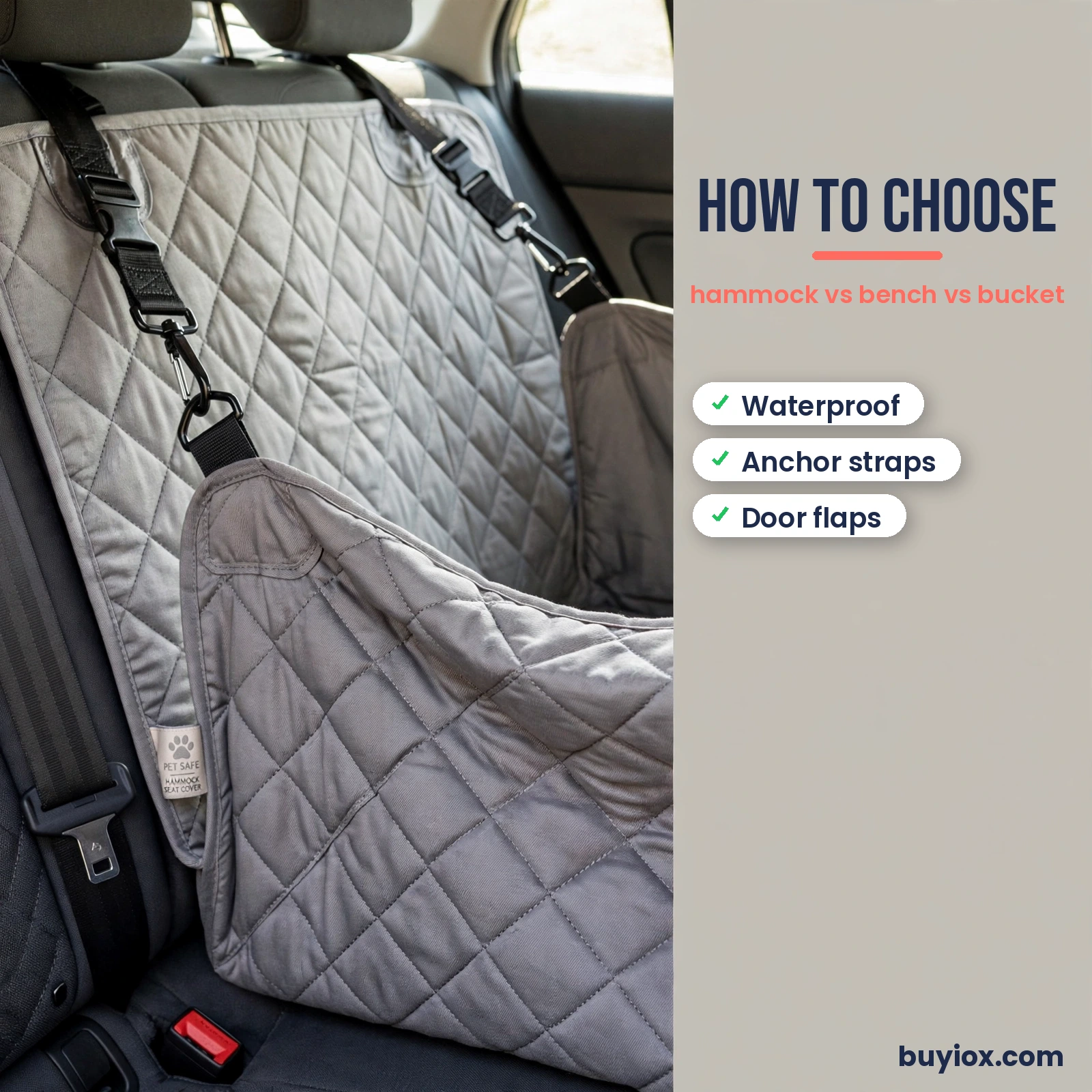 How to choose a dog car seat cover