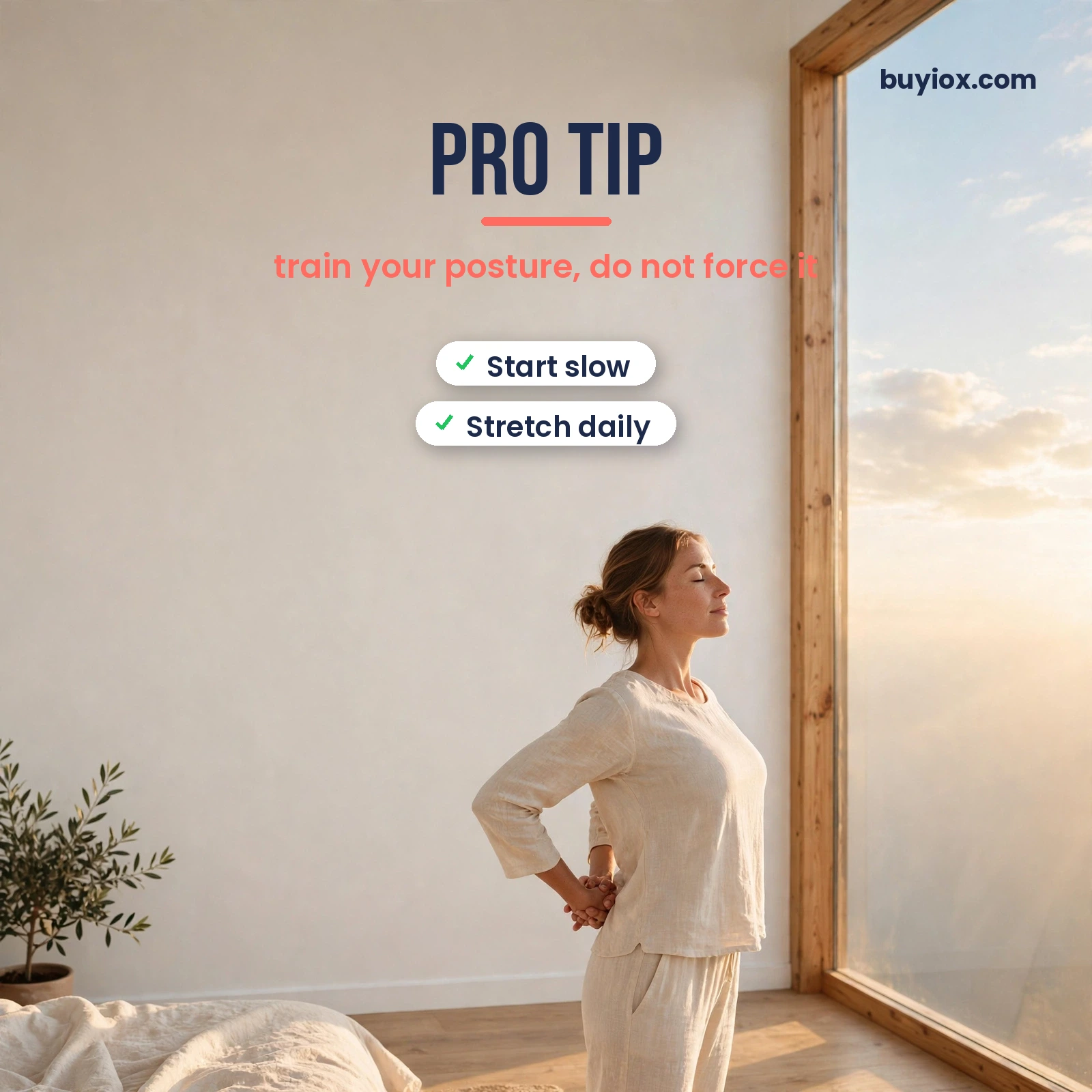 Pro tip for posture correctors - train your posture, do not force it