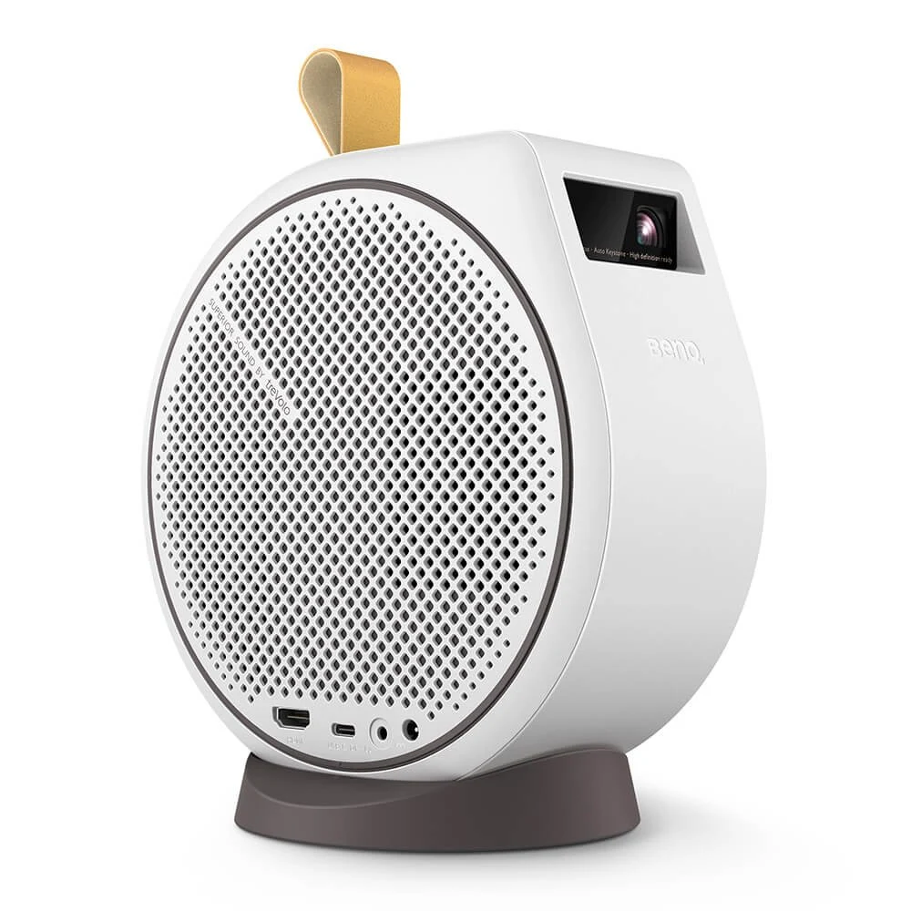 BenQ GV30 portable projector with 135-degree tilting projection angle
