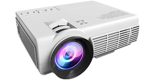 Vankyo Leisure 3 budget mini projector in white with remote