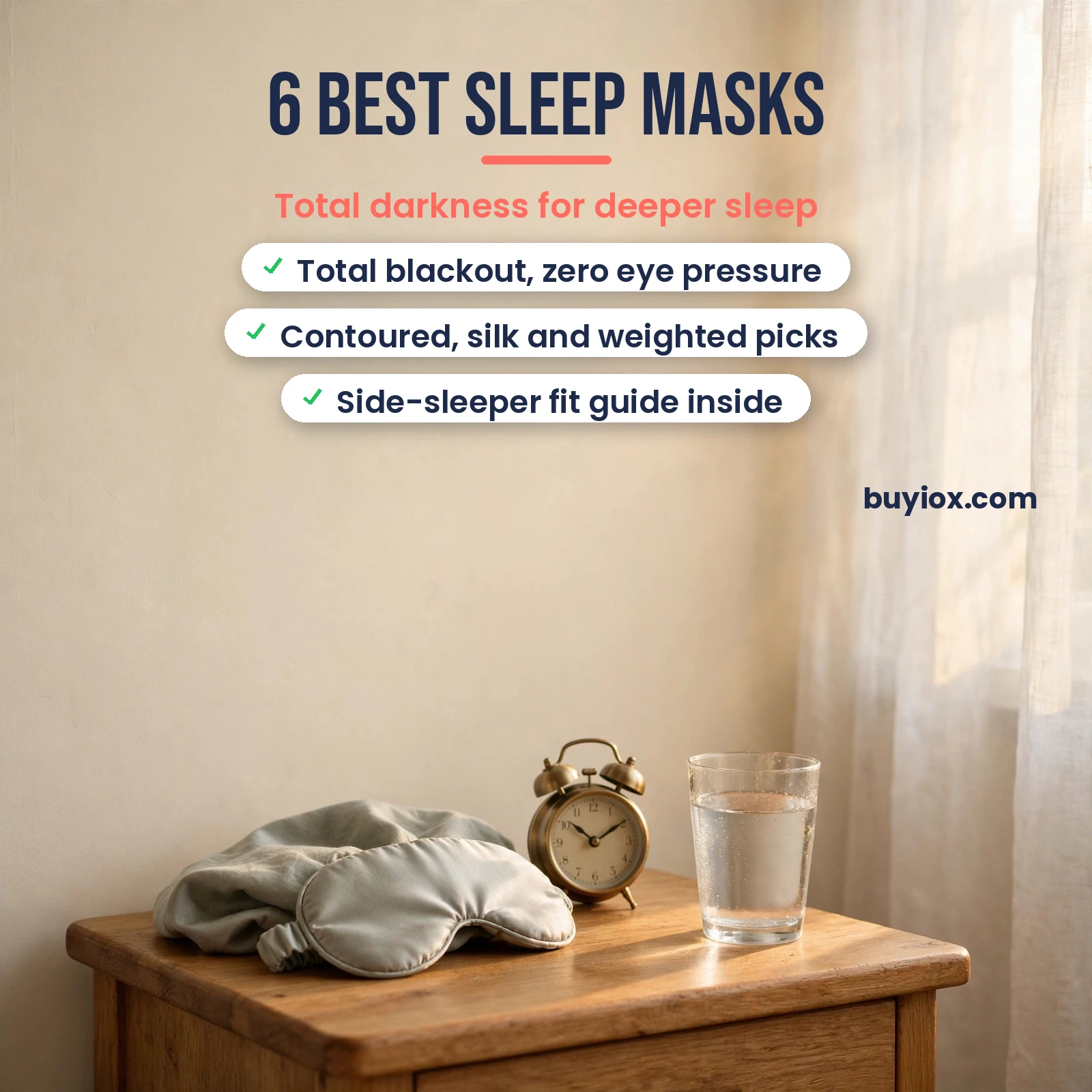 6 best sleep masks for total darkness - contoured, silk and weighted picks for deeper sleep