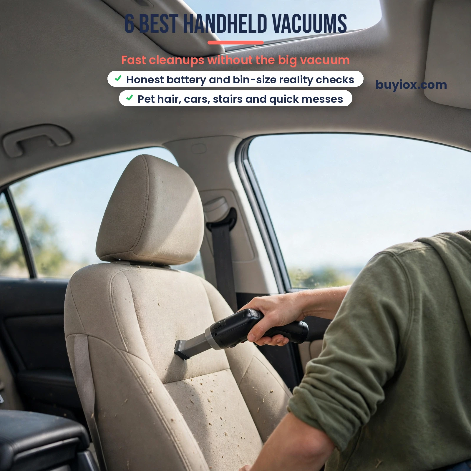 Best handheld vacuums for fast everyday cleanups - six cordless picks for pet hair, cars and stairs